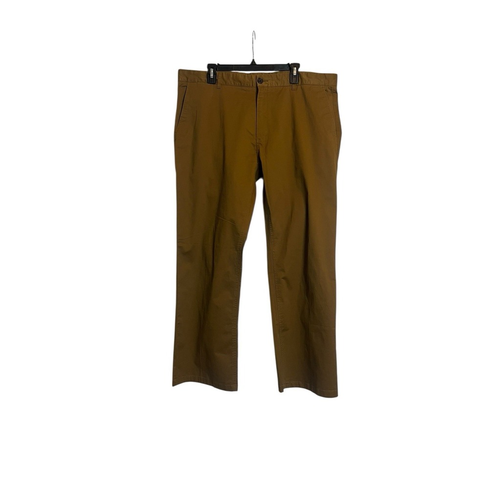 7 Diamonds Chino Pants Mens 38x30 Khaki Straight Fit 5 Pocket Stretch